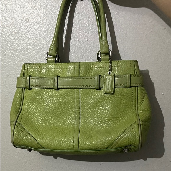 Coach Hampton Satchel Y2K Pebbled Leather Shoulder Bag - Picture 2 of 11